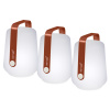 Fermob Vonkajšie LED lampy Fermob BALAD SET/3ks - Red Ochre (jemná štruktúra)