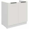 MEBLINE Skrinka dolná pod drez 80 ERIS 01 biela / biela mat