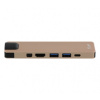 LMP Compact 4K Dock, USB-C nabíjecí adaptér s 8 porty, zlatý - 18954