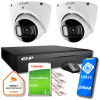 EZ-IP BY DAHUA Dohľadová sada 2 IP dome kamier EZ-IP od spoločnosti Dahua so spoľahlivou ochranou 2K