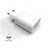 FIXED PD Rapid Charge s 2× USB-C výstupom a podporou Power Delivery 3.0 35 W biela FIXC35-2C-WH