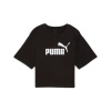 Tričko PUMA čierna ESS Cropped No. 1 Logo Relaxed Tee 684972 01 Veľkosť M