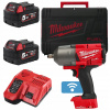 Rázový uťahovák - Milwaukee 4933459727 (AKUMULÁTOROVÝ NÁRAZOVÝ KLÚČ 447NM XR 18V 0*AH)