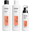 Nioxin System 4 Scalp & Hair Care Set - Sada pre jemné farbené výrazne rednúce vlasy