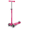 kolobežka Micro MAXI Deluxe LED pink