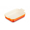 Le Creuset - tradičná zapekacia misa obdĺžniková 32 x 24 cm oranžová - veľká