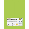 FOLIA Dekoračný kartón, 2 stranný, A4, 300 g, 50 listov, FOLIA, svetlozelený