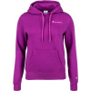 Champion HOODED SWEATSHIRT fialová,biela Dámska mikina XS
