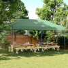 vidaXL Skladací pop-up párty stan zelený 580x292x315 cm - Zelená - 200337-134064