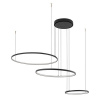 Nowodvorski 10867 Závesné svietidlo CIRCOLO LED 45W, 4000K, 1800lm, IP20, čierna