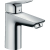 HANSGROHE Logis páková umývadlová batéria s odtokovou súpravou Push-Open, výška výtoku 93 mm, chróm, 71107000