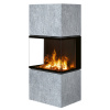 ELEKTRICKÝ Dizajnový krb e-LERA C - kameň