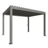 Biohort pergola 4x3 - 404,5 x 312 cm, kremeňovo sivá metalická B480420