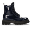 Tommy Hilfiger Polokozačky Lace Up Bootie Blue Námornícka modrá