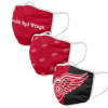 Detroit Red Wings - Sport Team 3-pack NHL rúško Detská