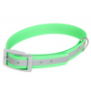 Firedog BioThane obojok Basic Reflect 25 mm 50-58 cm svetlozelený
