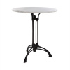 Blumfeldt Patras-XL, bistro stôl, 4-Seasons-Marble, vodovzdorný, mrazuvzdorný, čierny (GDMC1-Patras-XL)