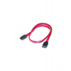 PremiumCord 0,5m datový kabel SATA 1.5/3.0 GBit/s červený (kfsa-1-05)