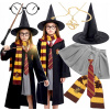 KOSTÝM HERMIONA HARRY POTTER 110 116 KOSTÝM KOSTÝM PRÍSLUŠENSTVO SUKŇA