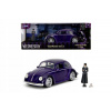 Jada Wednesday auto 1972 VW Beetle a figúrka Wednesday 1:24