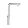 Drezová batéria so sprchou GROHE Essence oceľová 31615DC0