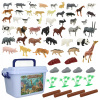 Zvieratá Hračky Figúrky Zvieratká Farma pre deti 58 ks v kufríku