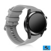 Silikónový remienok (šírka 22mm) – šedá – Huawei Watch GT / GT2 / Samsung Watch 46mm / Gear S3 / Vivoactive 4