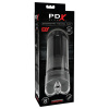 PDX Elite Extender Pro - nabíjateľný sací-vibračný umelý vagína (čierna)