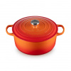 Le Creuset Kastról SIGNATURE 28 cm, 6,7 l, FLAME, liatina