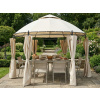 Zahradný altán Nerano 350x350 cm, béžový
