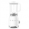 Smeg BLF03WHEU mixér, 800 W, 4 programy, funkce pulse, 18000 RPM, nerezové ostří, Ice crush, 50's Style, bílý BLF03WHEU