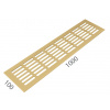 SRL - ALFA vetracia mriežka 100 x 1000 mm ZLM - zlatá matná (C4) | MP-KOVANIA.sk