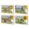Puzzle s příběhem velký herní set 4 v 1