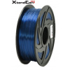 XtendLAN PLA filament 1,75mm priehľadný modrý 1kg (3DF-PLA1.75-TBL 1kg)