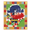 Mini kreatívna sada Mozaika Piráti Mosaics Pirates Atelier Janod 3 karty od 5 rokov J07897