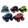Teddies Auto terénne 4x4 plast 13x10cm na zotrvačník 4 farby 8ks v boxe