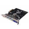 AKASA PCIe karta 2xUSB 3.2 Gen 2 Type-C a 3xType-A AK-PCCU3-09