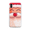 AppleMix Kryt pre Apple iPhone Xs Max - Santa Claus - gumový