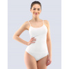 GINA Dámska predĺžená košieľka s úzkymi ramienkami Bamboo Pure Line | 08016P - biela, M/L