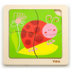 Viga Puzzle pre najmenších Lienka, 4 dieliky