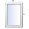 Plastové okno 500x800 OS ALUPLAST 4000