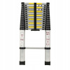 Rebrík - Teleskopický rebrík 4,4 m 440 cm hliníkový hliník (Rebrík - Teleskopický rebrík 4,4 m 440 cm hliníkový hliník)