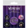 Pyramid International Sada placek Wednesday Nevermore
