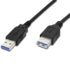Predlžovací kábel USB PremiumCord 3.0 Super rýchly 5Gbps A-A, MF, 9pin, 2m ku3paa2bk
