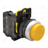 Tracon Výstuplý spínač 1xNO 5A 230V IP42 žltý NYK3-HY