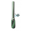Optima Abrasives Technická frézka valcová zaoblená C - 6 mm - pr. 6 mm