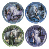 Pacific Trading Anne Stokes Taniere 4-Pack Jednorožec a panna