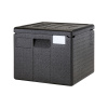 Termobox na pizzu s červeným úchytem 6 ks (33 cm)| TOM, R-EPPZ3526RST černá