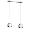 MODERNÝ PRÍVESOK LAMPA,LUSTER SVETE CHROME 2-208 (MODERNÝ PRÍVESOK LAMPA,LUSTER SVETE CHROME 2-208)