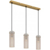 Globo Lighting Karolo závesné svietidlo 3x40 W zlatá-jantárová 15775-3H